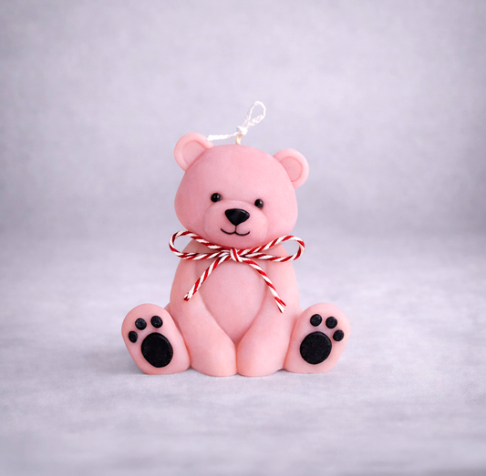 Teddy Bear Candle – Handmade Soy Wax Cute Gift Candle