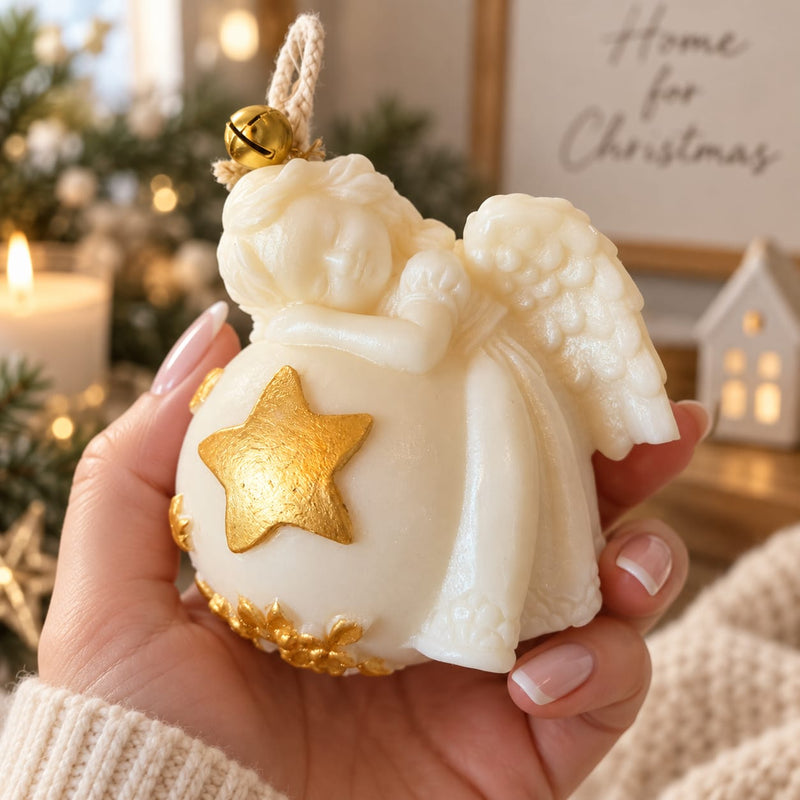 Warm Warren London xmas Angel Handmade candle