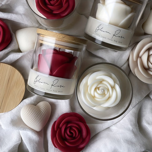 Bloom Rose Container Candle