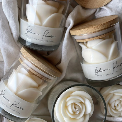 Bloom Rose Container Candle