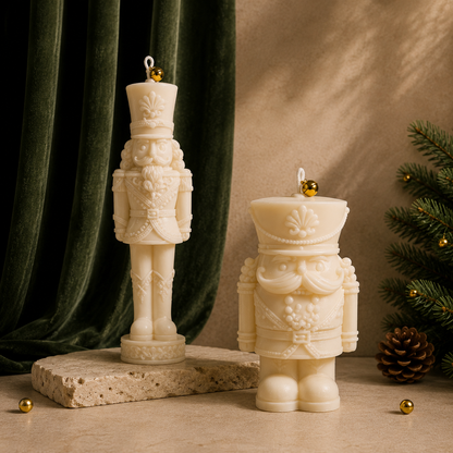 Nutcracker Candle | Luxury Handmade Soy Wax Christmas Candle