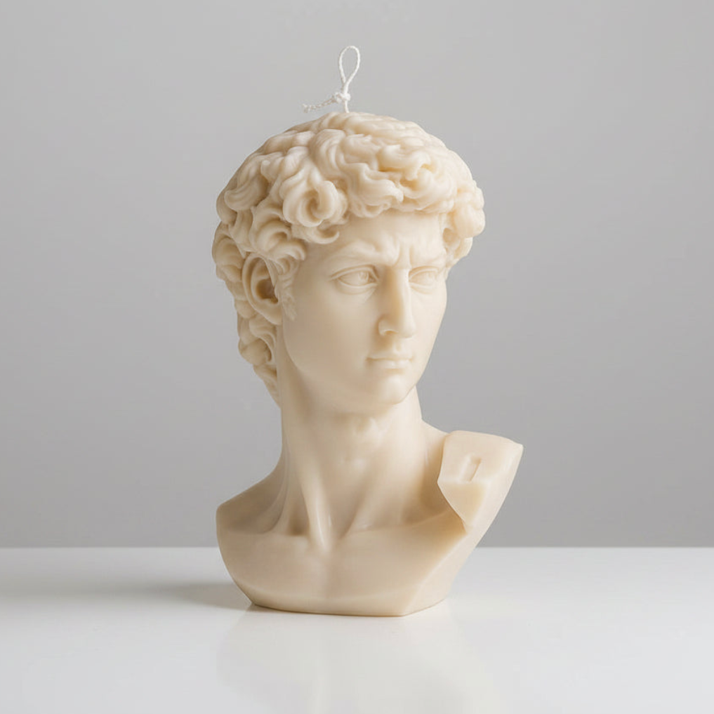 David Bust - Sculptural Candle