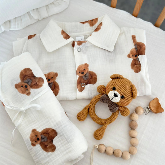 Muslin Baby Set with Blanket