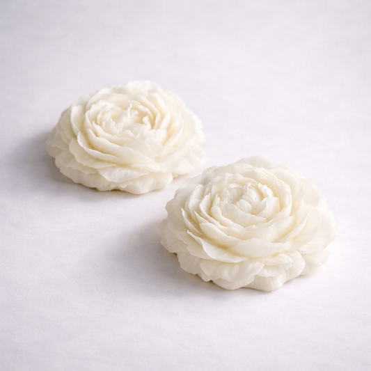 Peony Candle – Handmade Soy Wax Floral Candle