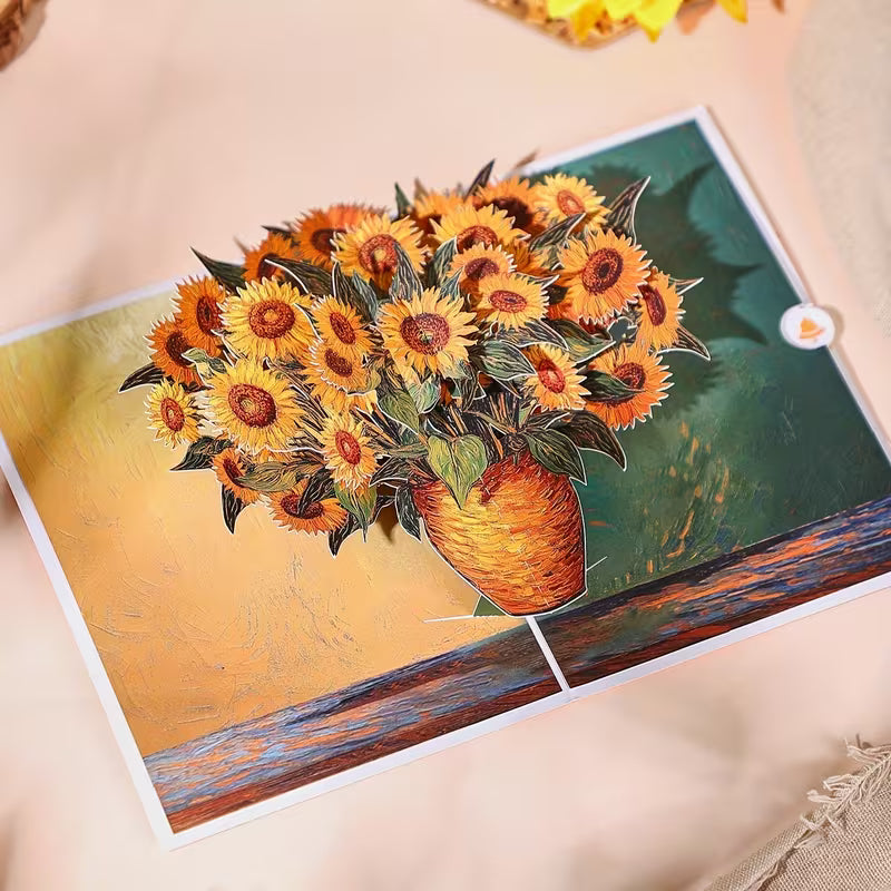 3D Pop-Up Greeting Card with Envelope | Birthday, Christmas & Gift Card
