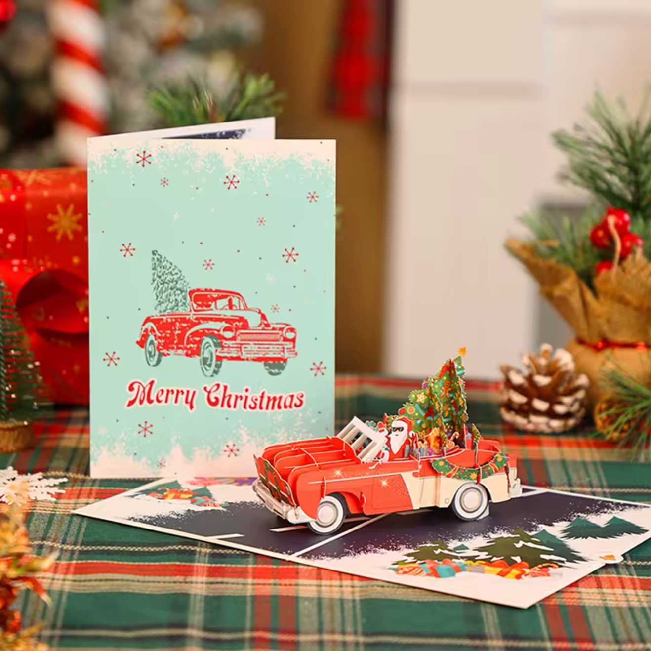 3D Pop-Up Greeting Card with Envelope | Birthday, Christmas & Gift Card