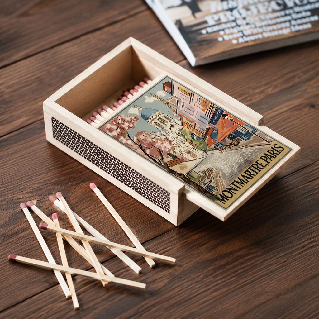 Large Wooden Matchbox