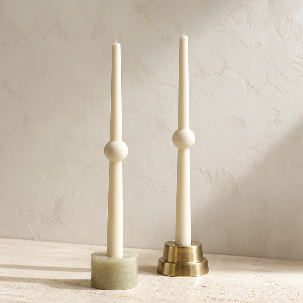 Perle Taper Candle Set