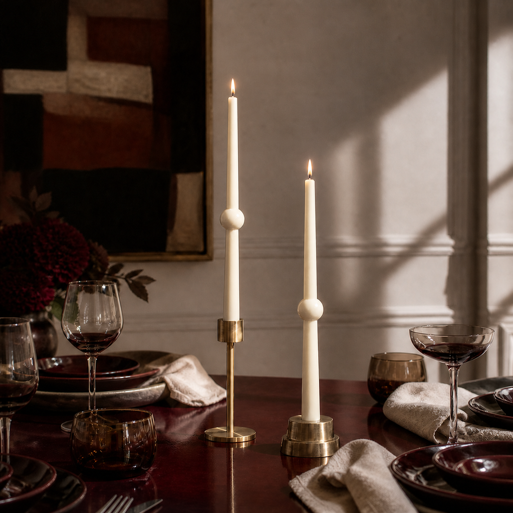 Perle Taper Candle Set