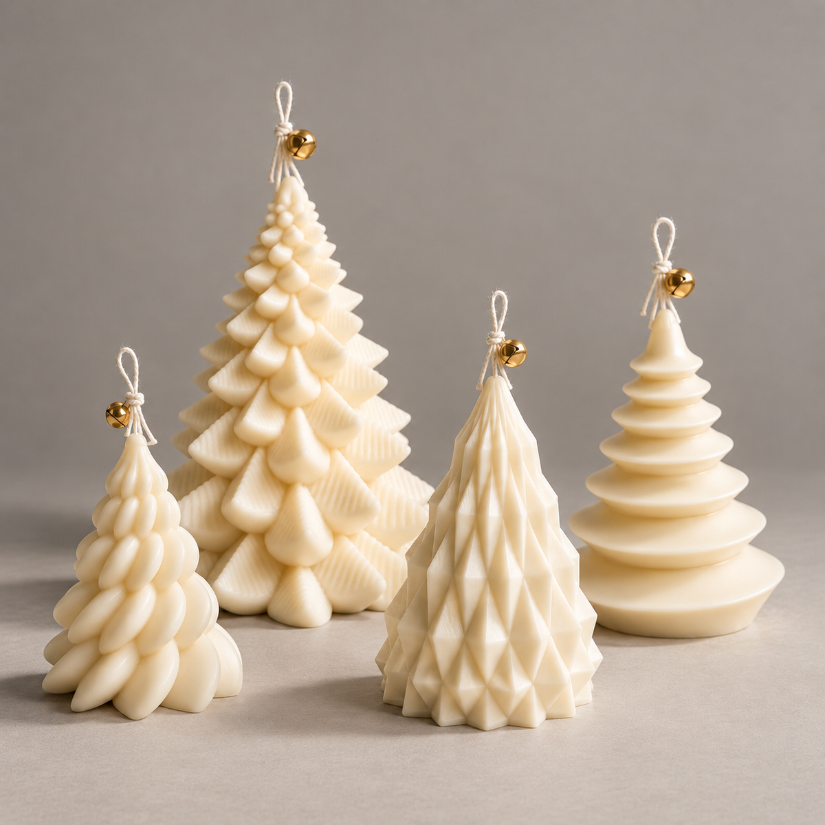 The Christmas Forest Tree Candle Set | Handmade Soy Wax Holiday Collection