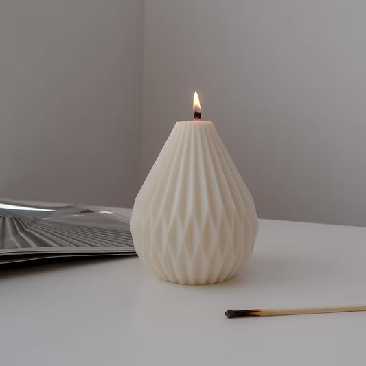 Origami Pillar Candle