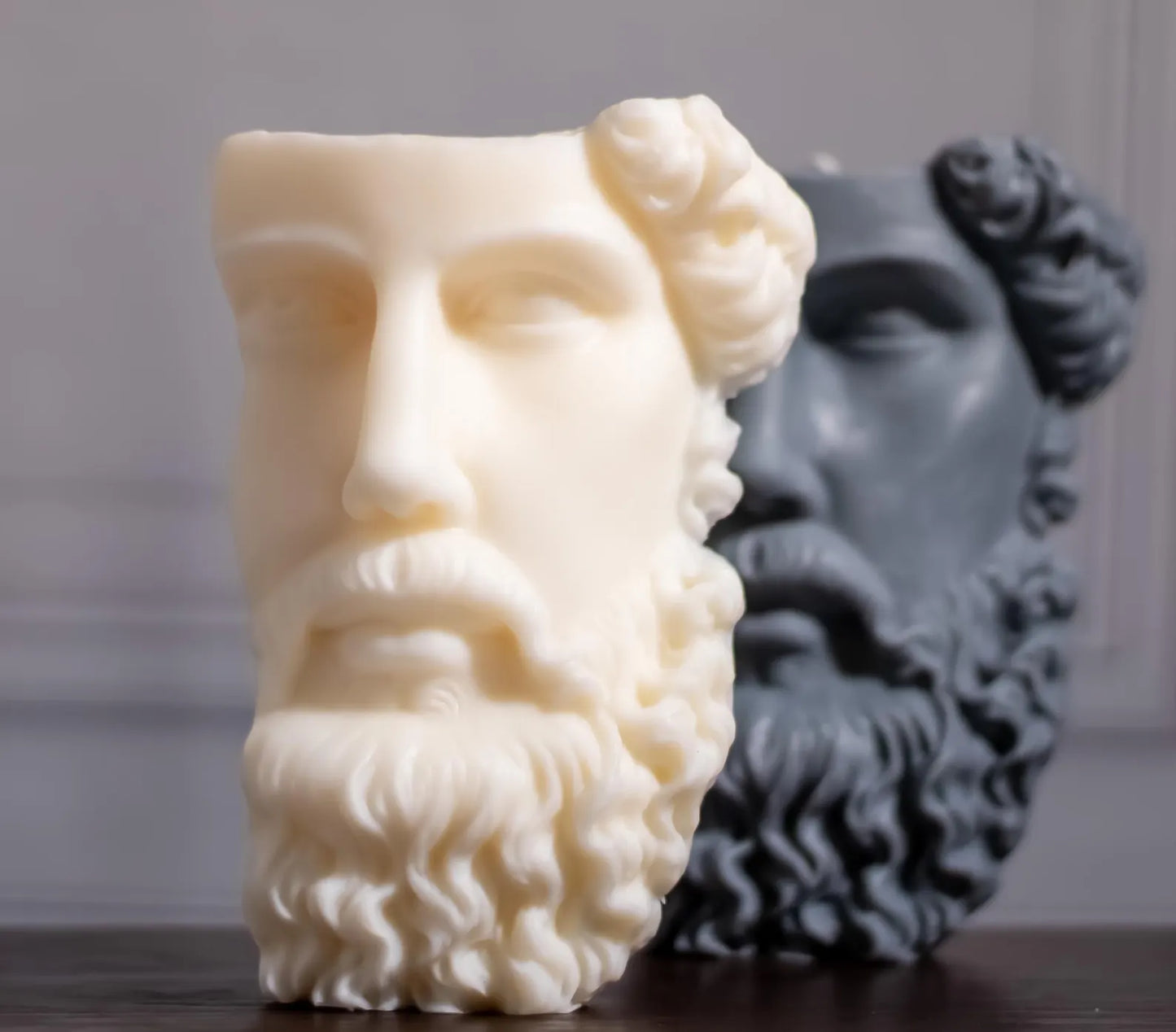 Zeus Bust Sculpture Candle