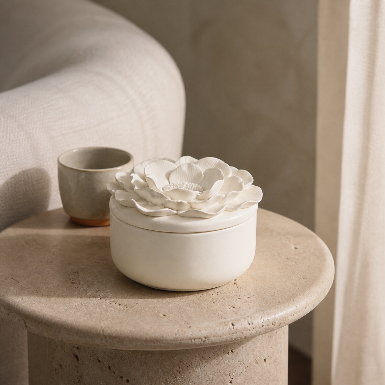 Pearl Bloom 3-Wick Scented Soy Wax Container Candle