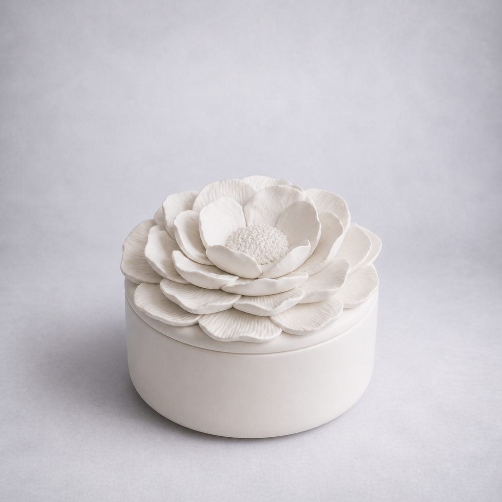 Pearl Bloom 3-Wick Scented Soy Wax Container Candle