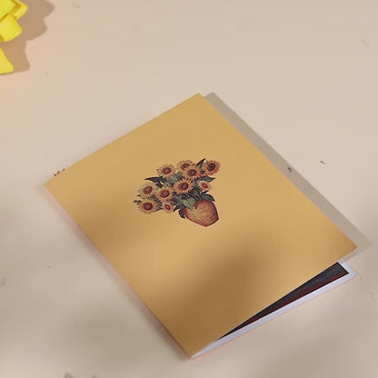3D Pop-Up Greeting Card with Envelope | Birthday, Christmas & Gift Card