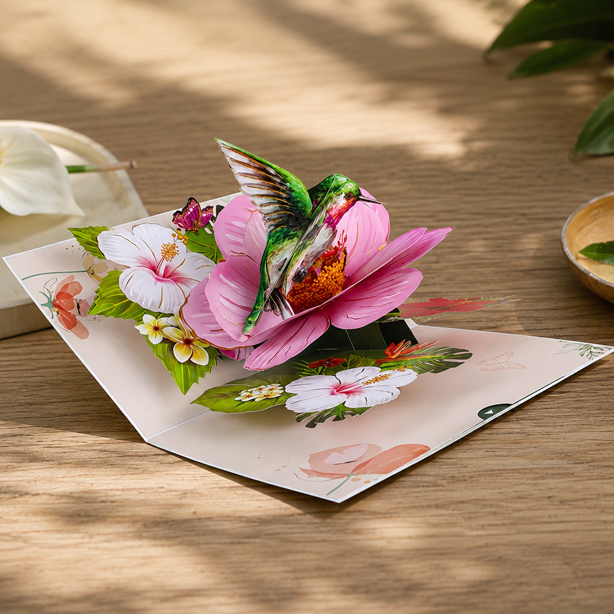 3D Pop-Up Greeting Card with Envelope | Birthday, Christmas & Gift Card