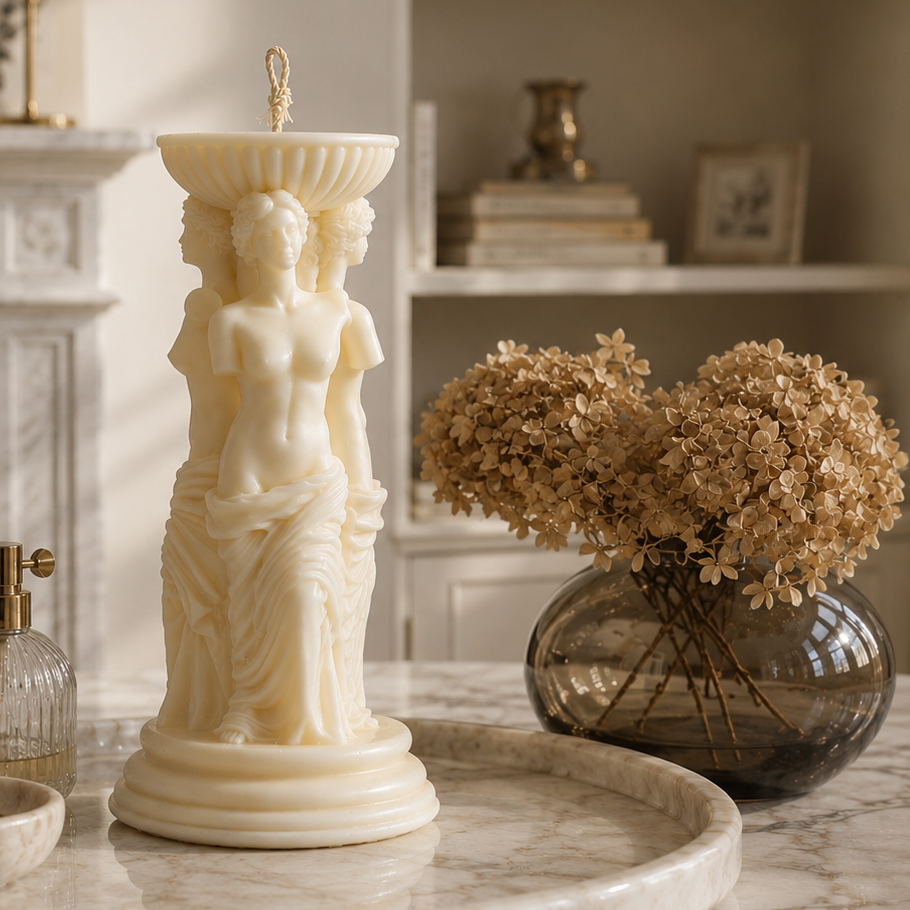 Hecate Sculpture Candle