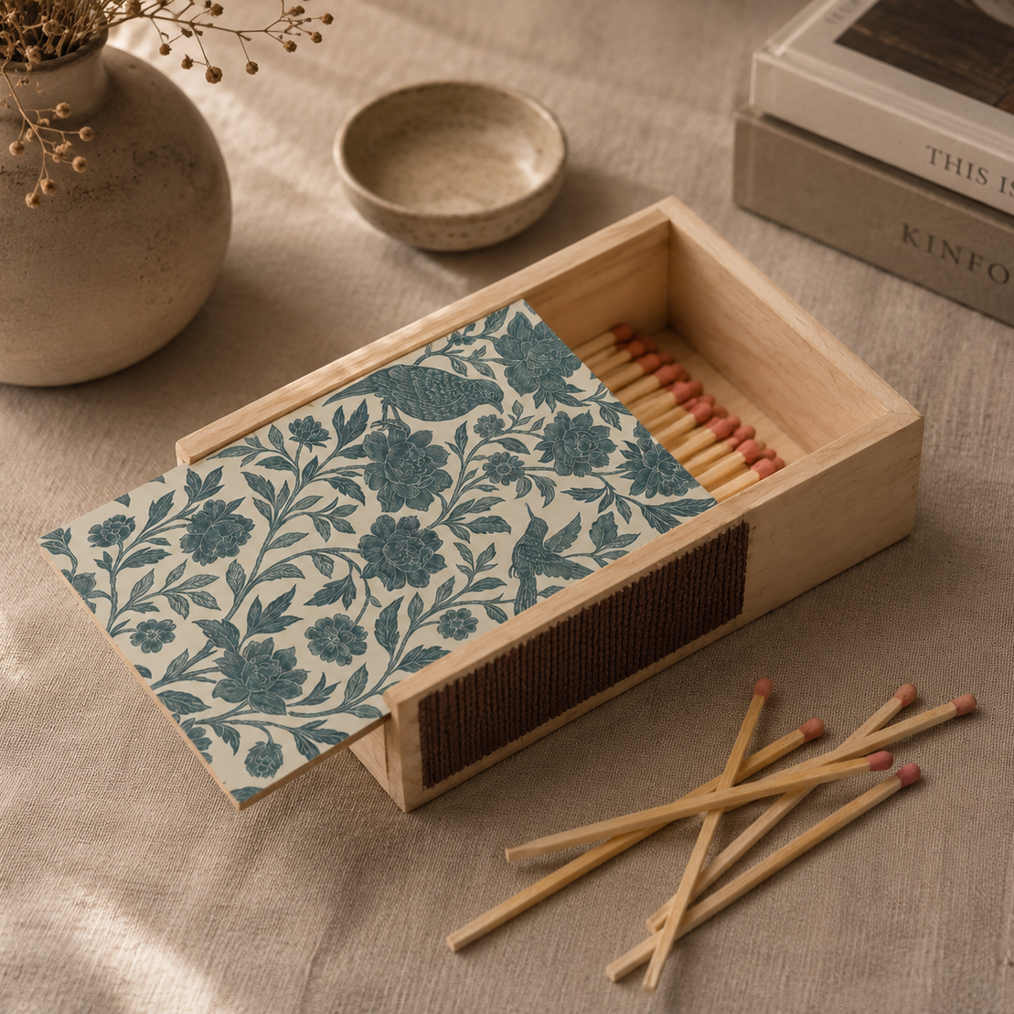 Large Wooden Matchbox
