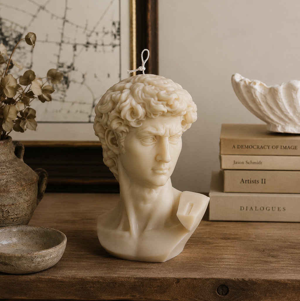 David Bust - Sculptural Candle