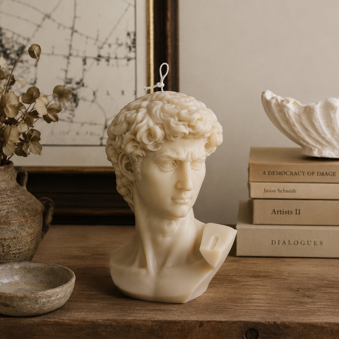 David Bust - Sculptural Candle
