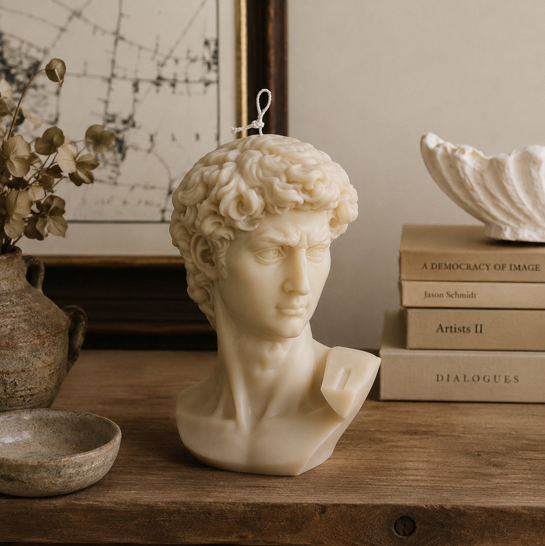 David Bust - Sculptural Candle
