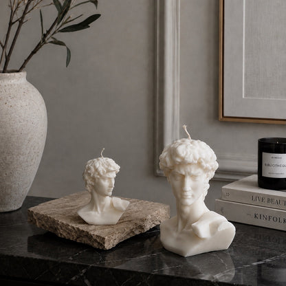 David Bust - Sculptural Candle