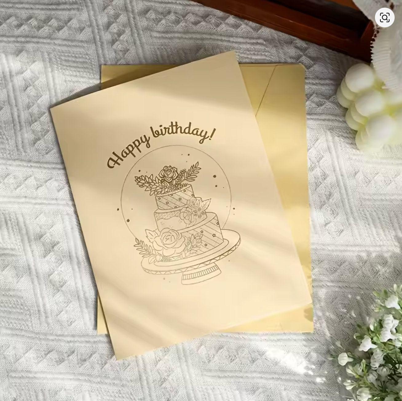 3D Pop-Up Greeting Card with Envelope | Birthday, Christmas & Gift Card