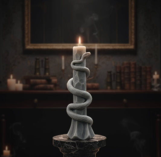 Serpent’s Whisper Pillar —  Gothic Collection