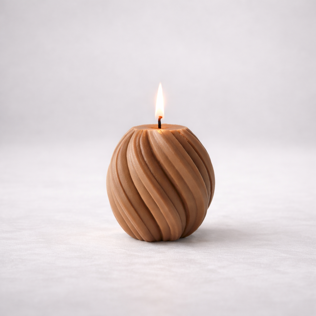 Eternal Swirl Pillar Candle