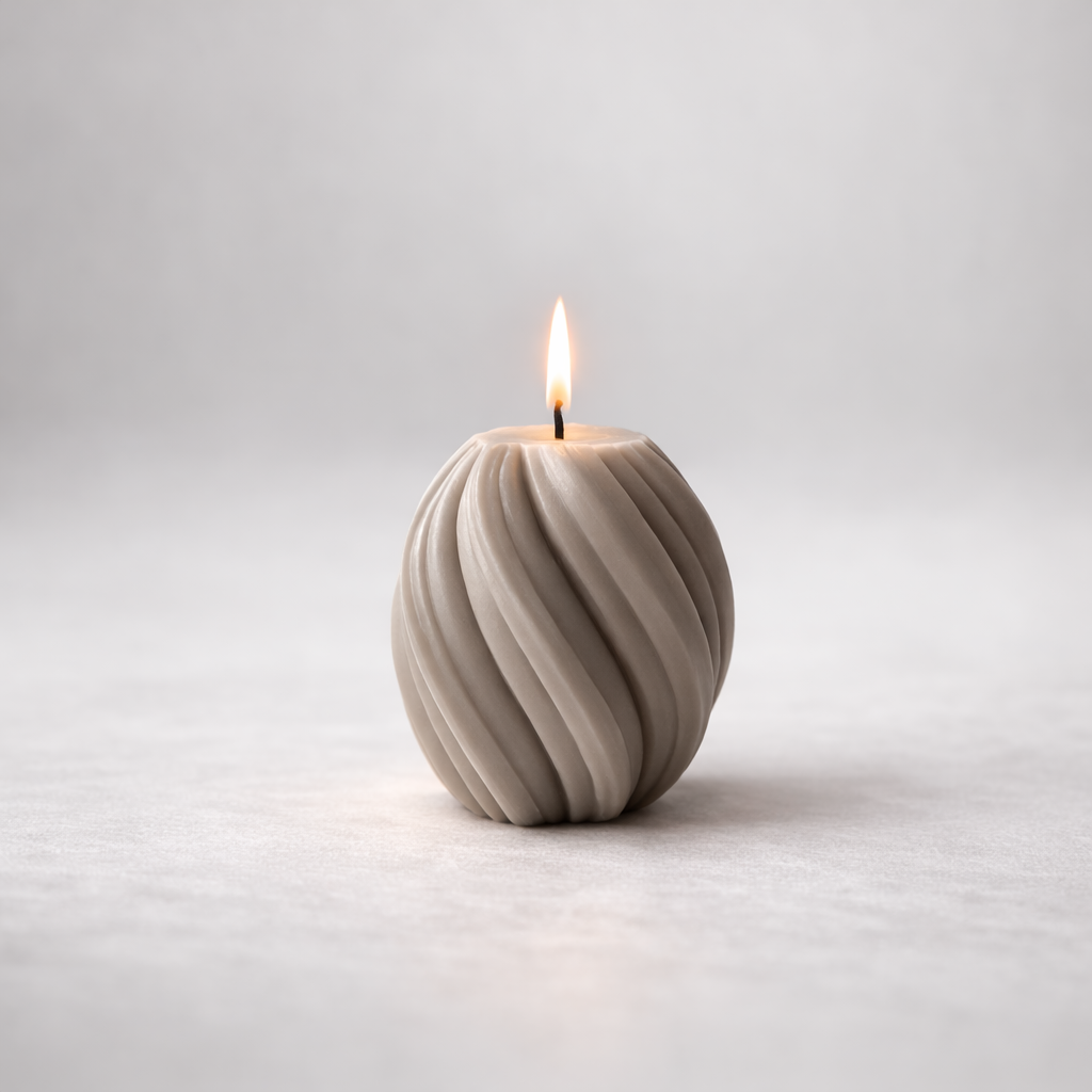 Eternal Swirl Pillar Candle