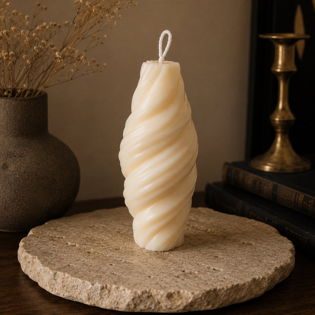 Swirl - Pillar Candle