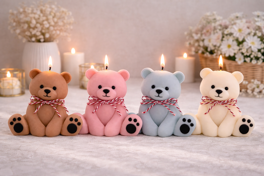 Teddy Bear Candle