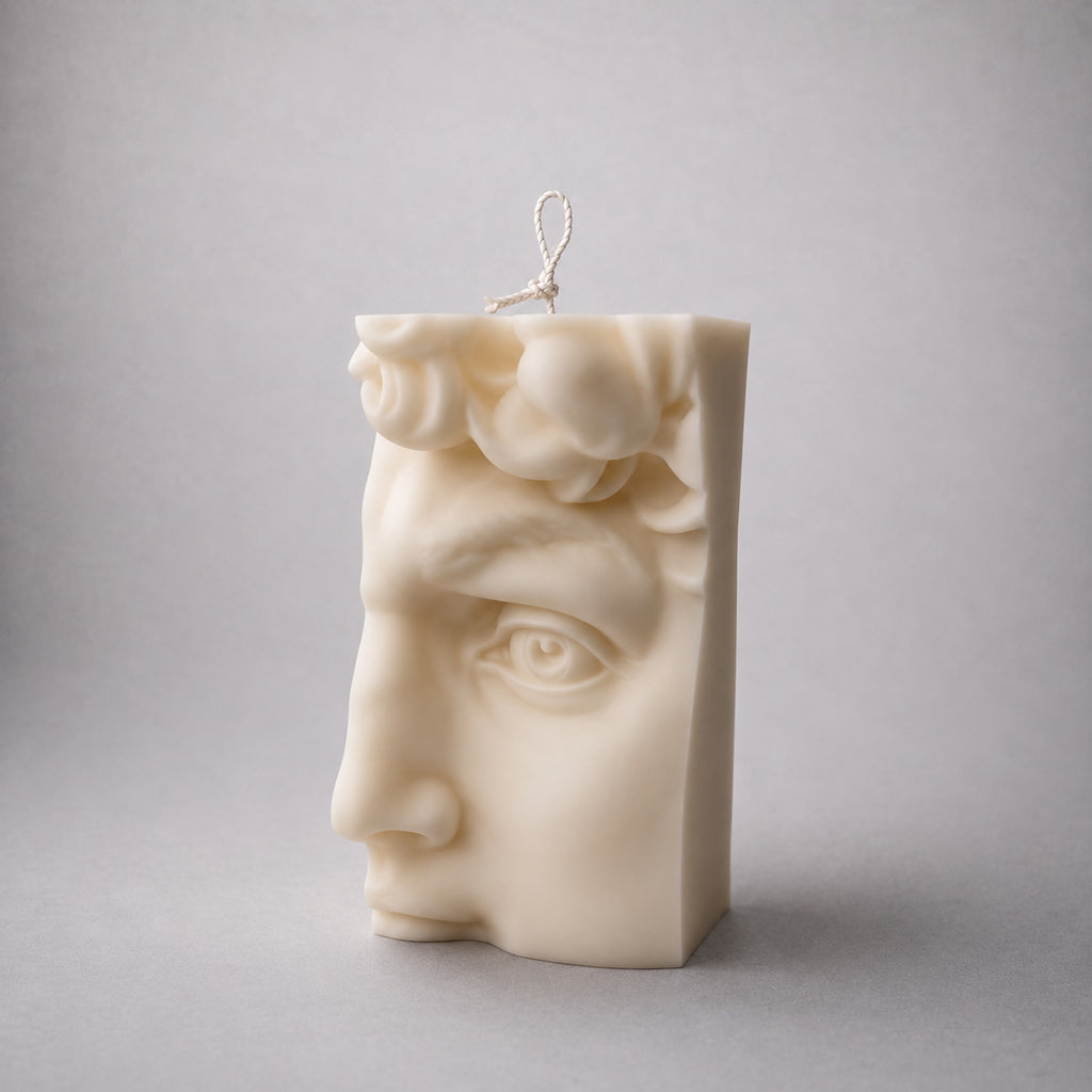 David Face - Large Sculpture Candle