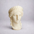 Hera Goddess Bust - Large Sculpture Candle. Luxury handcrafted sculptural soy wax candle by Warm Warren London, designed for modern and timeless interiors. Uniq, luxury gift.