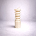 Ripple Column - Pillar Candle Luxury Soy Wax Candle. Luxury handcrafted soy wax Pillar candle by Warm Warren London, designed for modern and timeless interiors. Uniq, luxury gift.