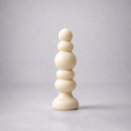 Stacked Ball - Pillar Candle uxury handcrafted sculptural soy wax candle by Warm Warren London, designed for modern and timeless interiors. Uniq, luxury gift.